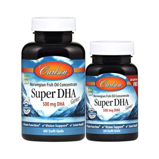 Carlson Super DHA 60 20 Soft Gels