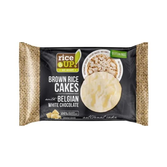 Rice Up Whole Grain Rice Cakes With White Belgian Chocolate 40 X 30G