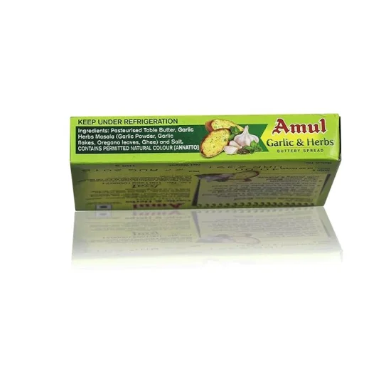 Amul Buttery Spread Garlic And Herbs G Pack Of