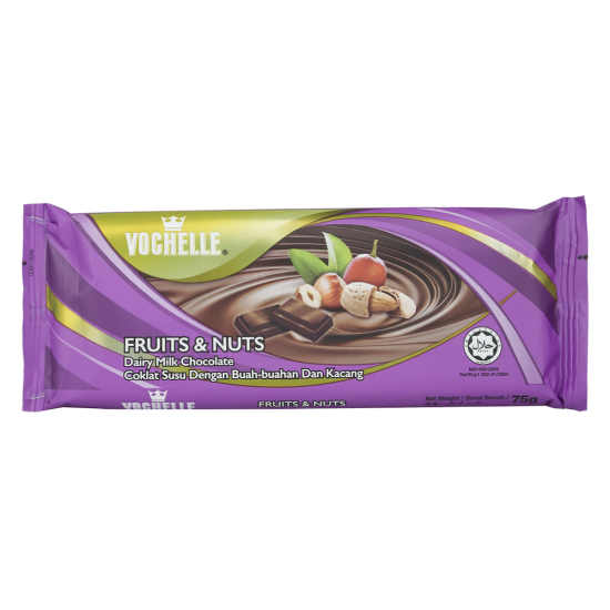 Vochelle Block Multi Fruit&Nut 6X40GM