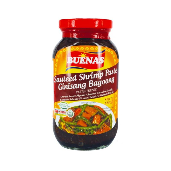 Buenas Sauteed Shrimp Paste Ginisang Bagoong 12 Oz, Pack Of 24