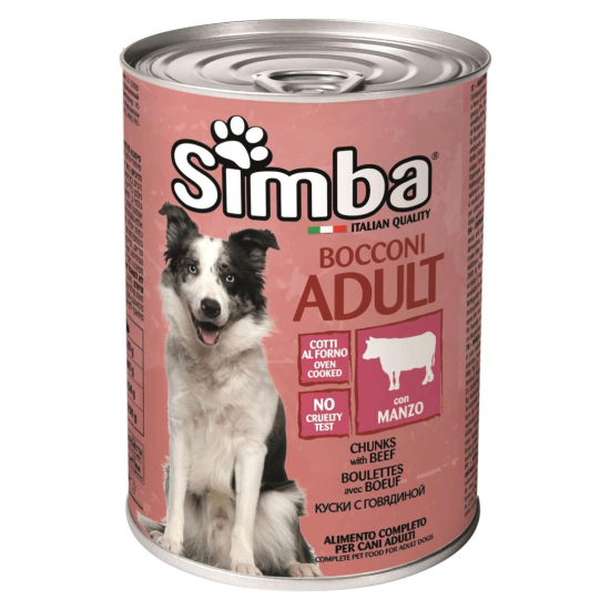 Simba Chunks With Meat Dog Wet Food 415g, Pack Of 24