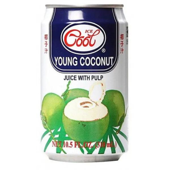 Ice Cool Young Coconut Juice Can 24x310 ml, Pack Of 4