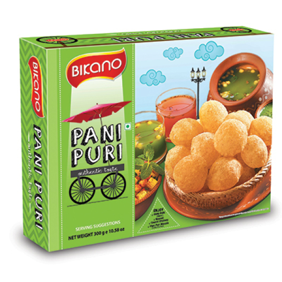 Bikano Namkeen Panipuri 10x300g, Pack Of 5