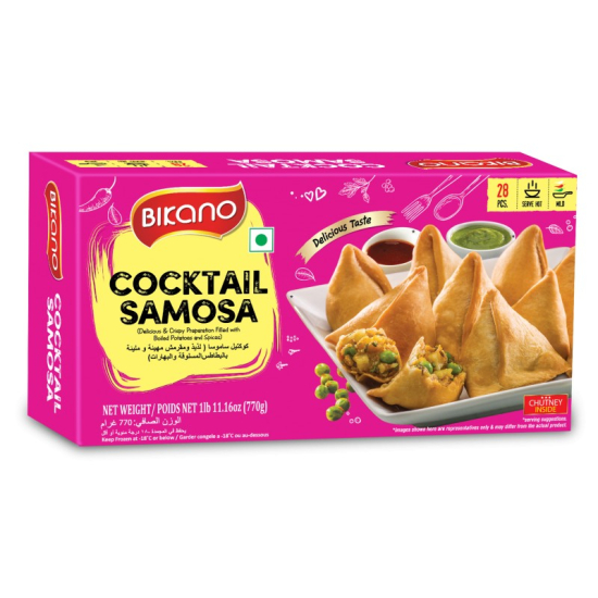 Bikano Frozen Cocktail Samosa 12x770g, Pack Of 2