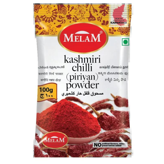 Melam Kashmiri Chiilli 200g, Pack Of 60