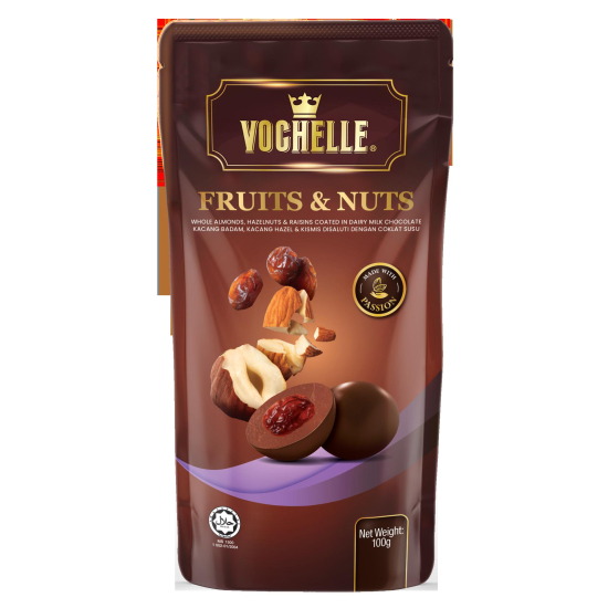 Vochelle Doypack Fruit & Nut 48X100GM