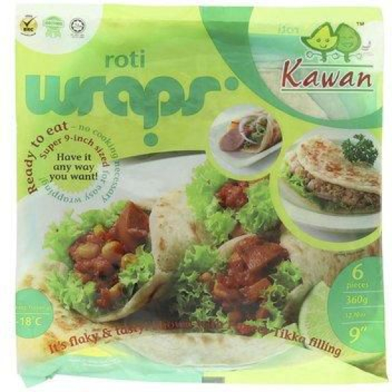 Kg Fz Roti Wraps Ready To Eat 24X360GM (6PC)