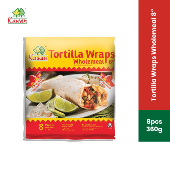 Kg Kw Tortilla Wraps Wholemeal 20X360GM