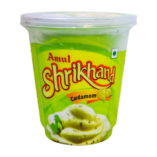 Amul Shrikhand Cardamom 500 ml, Pack Of 12