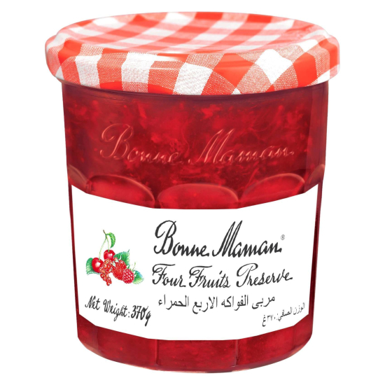 Bonne Maman Jam Four Fruits  225g, Pack Of 6