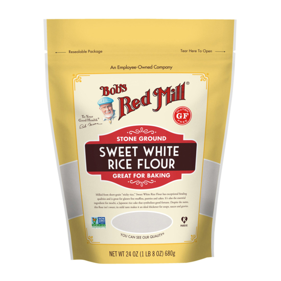 Bob's Red Mill Rice Flour Sweet White Gf  24 OZ