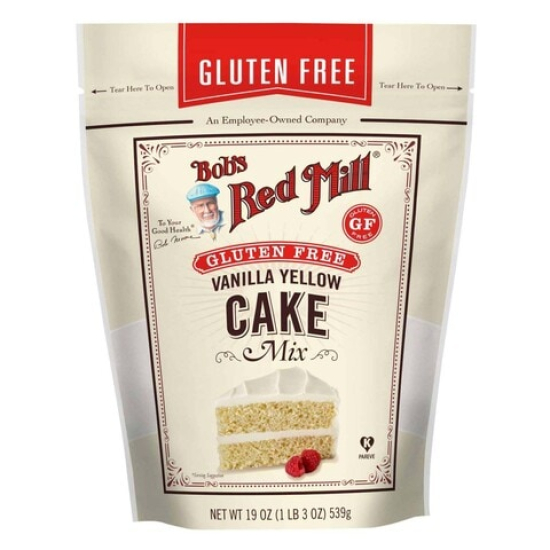 Bob's Red Mill Vanilla Yellow Cake Mix Gf  19 OZ