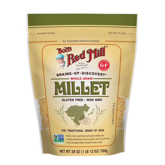 Bob's Red Mill Millet Hulled Gf  28 OZ