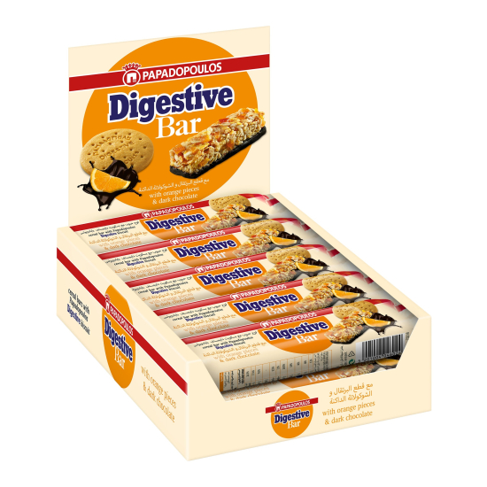 Digestive Bar With Orange And Chocolate  28 G