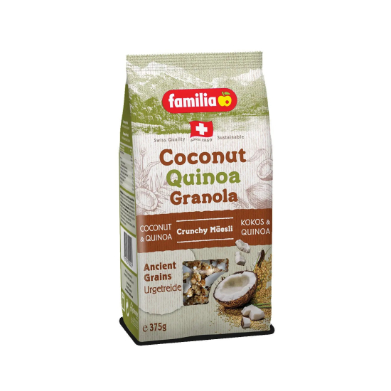 Familia Coconut Quinoa Granola Cereal Crunch 375g, Pack Of 6