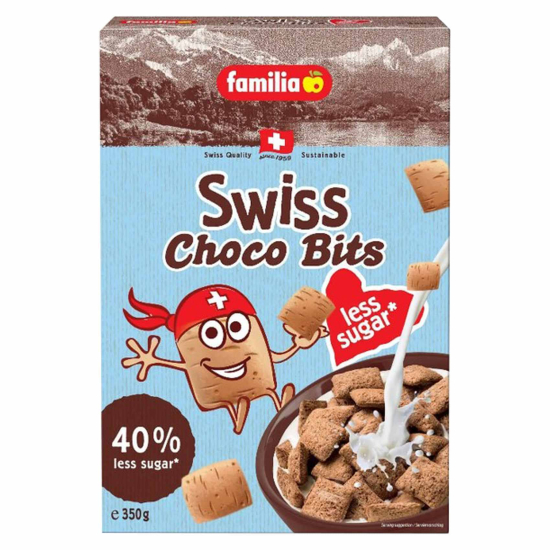 Familia Swiss Choco Bits Less Sugar- 350 G