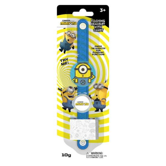 Flashing Bracelet With Candy - Minions  10 G