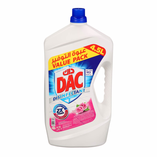 Dac Disinfectant Rose 2x New 4.5 Ltr, Pack Of 3