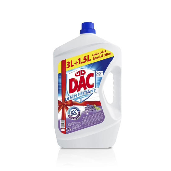 Dac Disinfectant Lavender 2x New 4.5Ltr, Pack Of 3