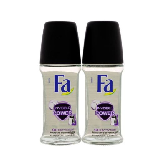 Fa Invisible Power Roll On Deodorant 2x50 ml Pack Of 6