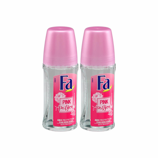 Fa Pink Passion Roll-on Deodorant Special Offer 2x50 ml, Pack Of 6