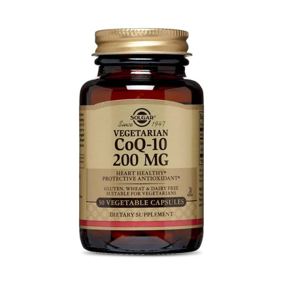 Solgar CoQ 10 200mg Vegetable Capsules 30 Tablets