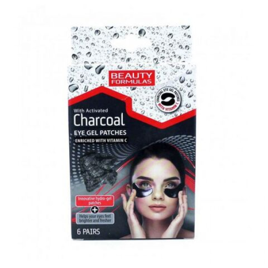 Beauty Formulas Charcoal Eye Gel Patches 6's