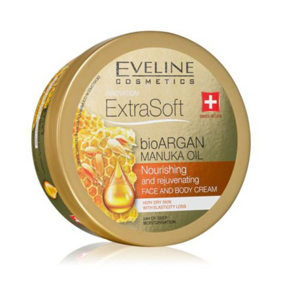 Eveline Soft Bioargan Manuka Oil Face & Body Cream 175 ml