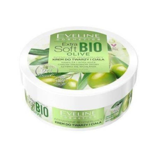 Eveline Extra Soft Bio Olive Face & Body Cream, 175ml