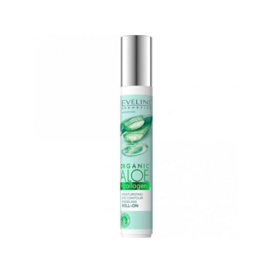 Eveline Organic Aloe+Collagen Moisturizing Roll-On Eye Contour Model 15ml