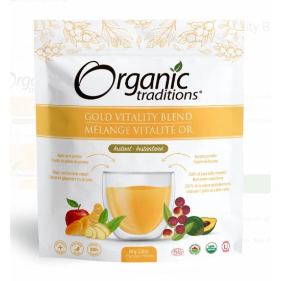 Organic Traditions Gold Vitality Blend 80g