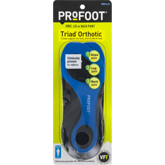 Profoot Triad Orthotic Insert Men