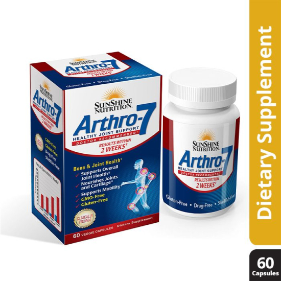 Sunshine Nutrition Arthro-7 60 Vegetable Capsules