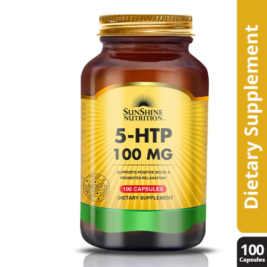 Sunshine Nutrition 5-HTP 100mg  100 Capsules