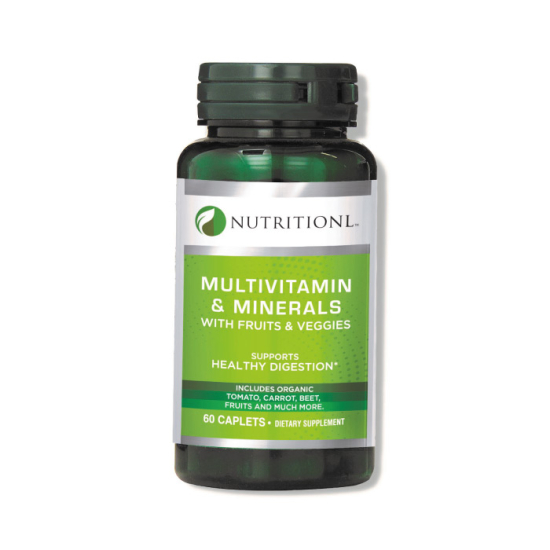 Nutritionl Multi Vitamins & Minerals With Fruits & Vegetable 60 Capsules