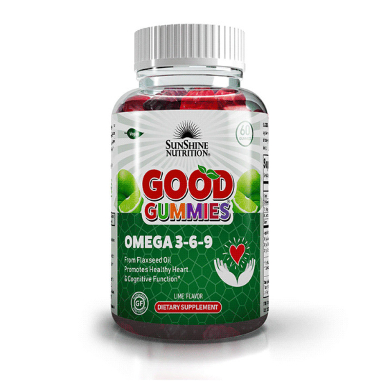 Sunshine Nutrition Good Gummies Omega 3-6-9 60 Tablets