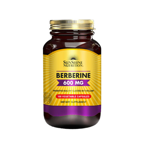 Sunshine Nutrition Berberine 600mg 100 Capsules