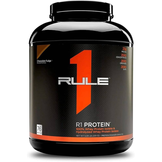 Rule1 Protein 72 Servings Chocolate Fudge 5.00 Lb