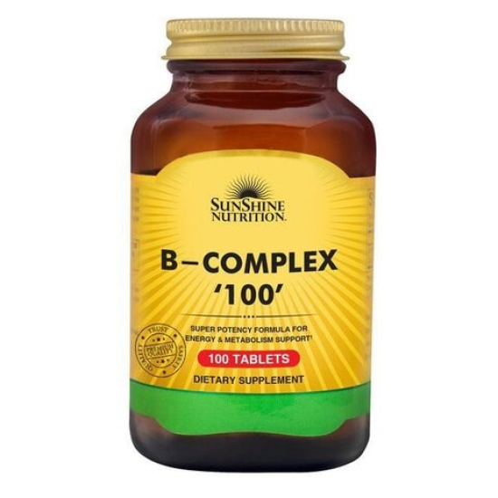 Sunshine Nutrition B-Complex 100 Tablets