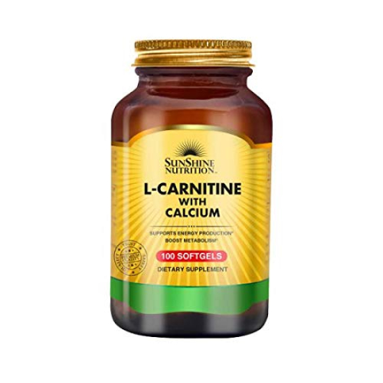 Sunshine Nutrition L- Carnitine 500 Mg With Calcium 100 Tablets