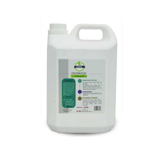 Amal Dish Wash Liquid Antibacterial Plus 5 Litre