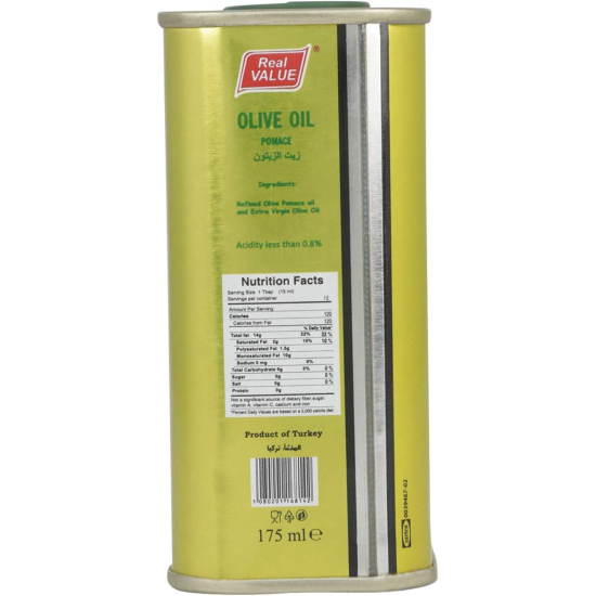 Real Value Olive Pomace Oil 48x175 ml