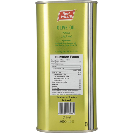 Real Value Pomace Olive Oil 2000 ml