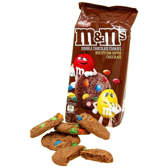 M&M's Double Chocolate Cookies 8x180g, Pack Of 3