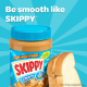 Skippy Creamy Peanut Butter 16.3oz, Pack Of 12