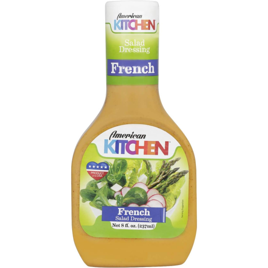 American Kitchen French Salad Dressing 12x8 Oz, Pack Of 4