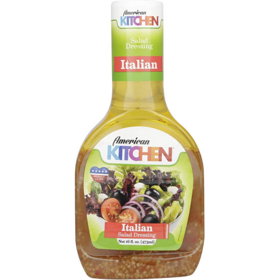 American Kitchen Italian Salad Dressing 6x16 Oz, Pack Of 6