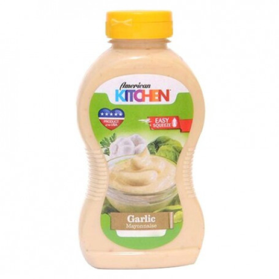 American Kitchen Garlic Mayonnaise 300ml, Pack Of 12