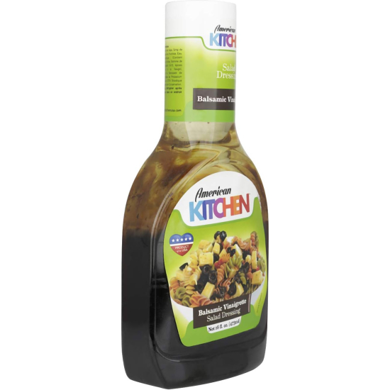 American Kitchen Balsamic Vinaigrette Salad Dressing 473 ml, Pack Of 6